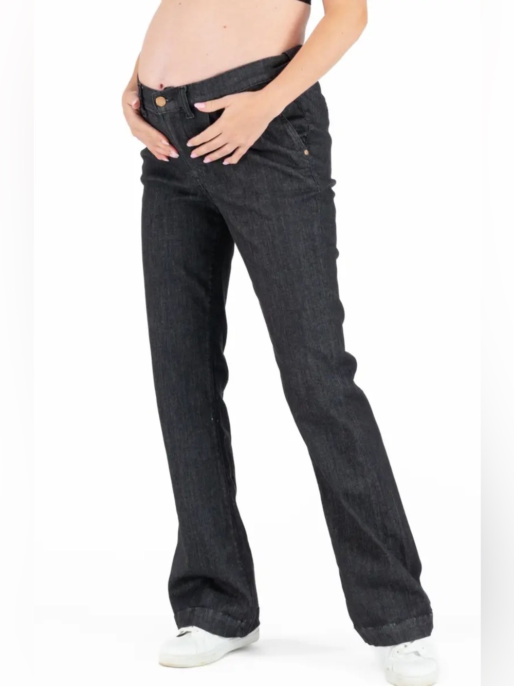 Cache Coeur Maternity Pregnancy and Postpartum Bootcut Jeans Size L